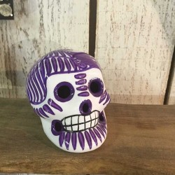 Crâne mexicain en porcelaine