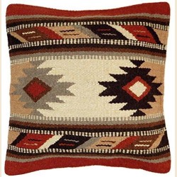 Coussin en laine Navajo