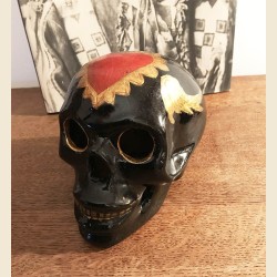 Hand decorated skull