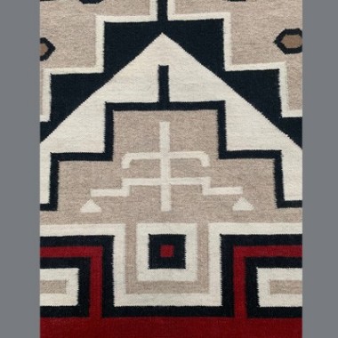 Grand tapis dessin Navajo 